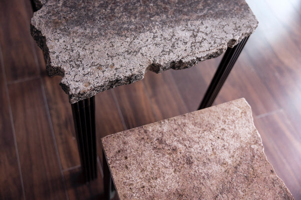 Granite and Steel Collection Tables