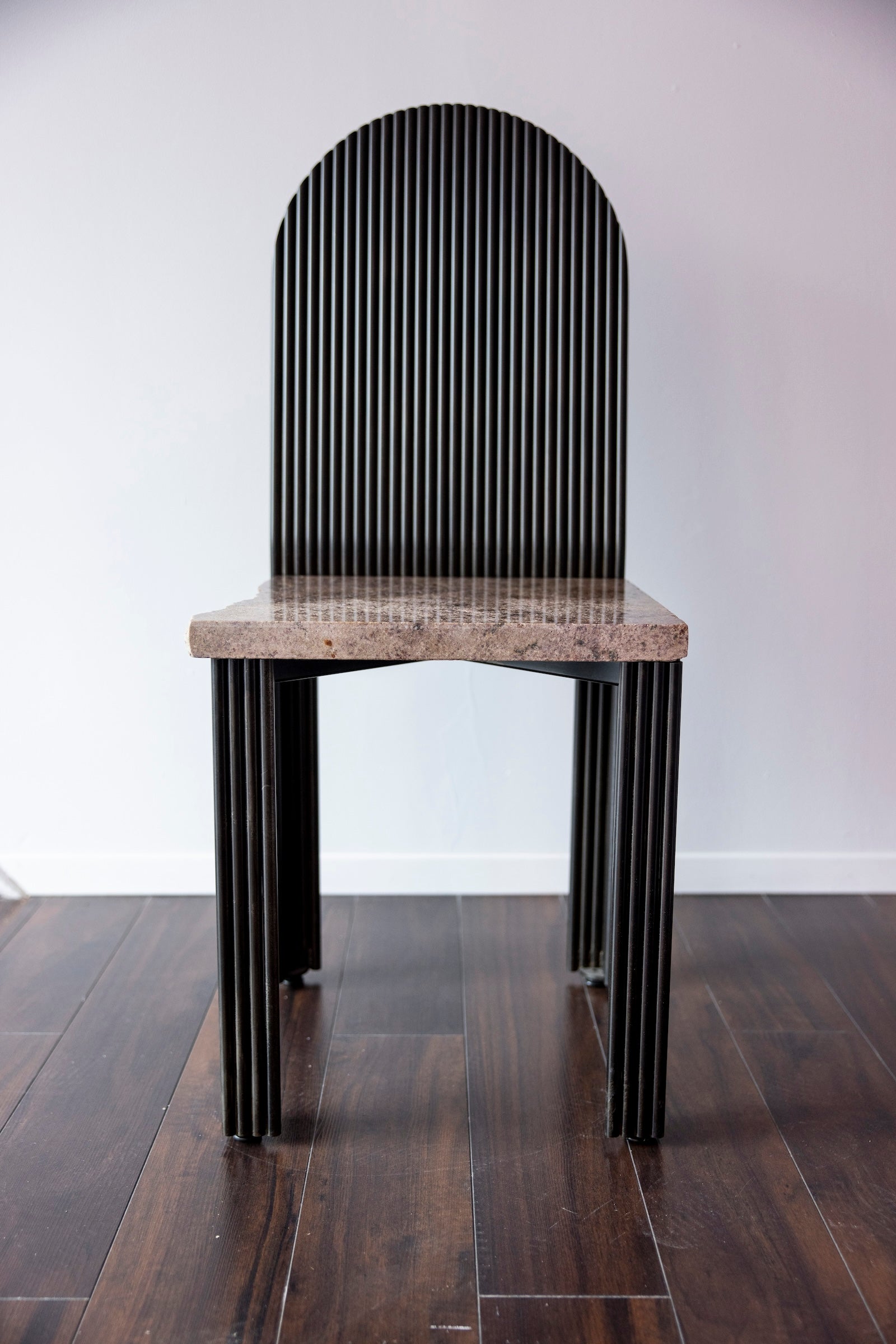 Granite and Steel Collection Chair