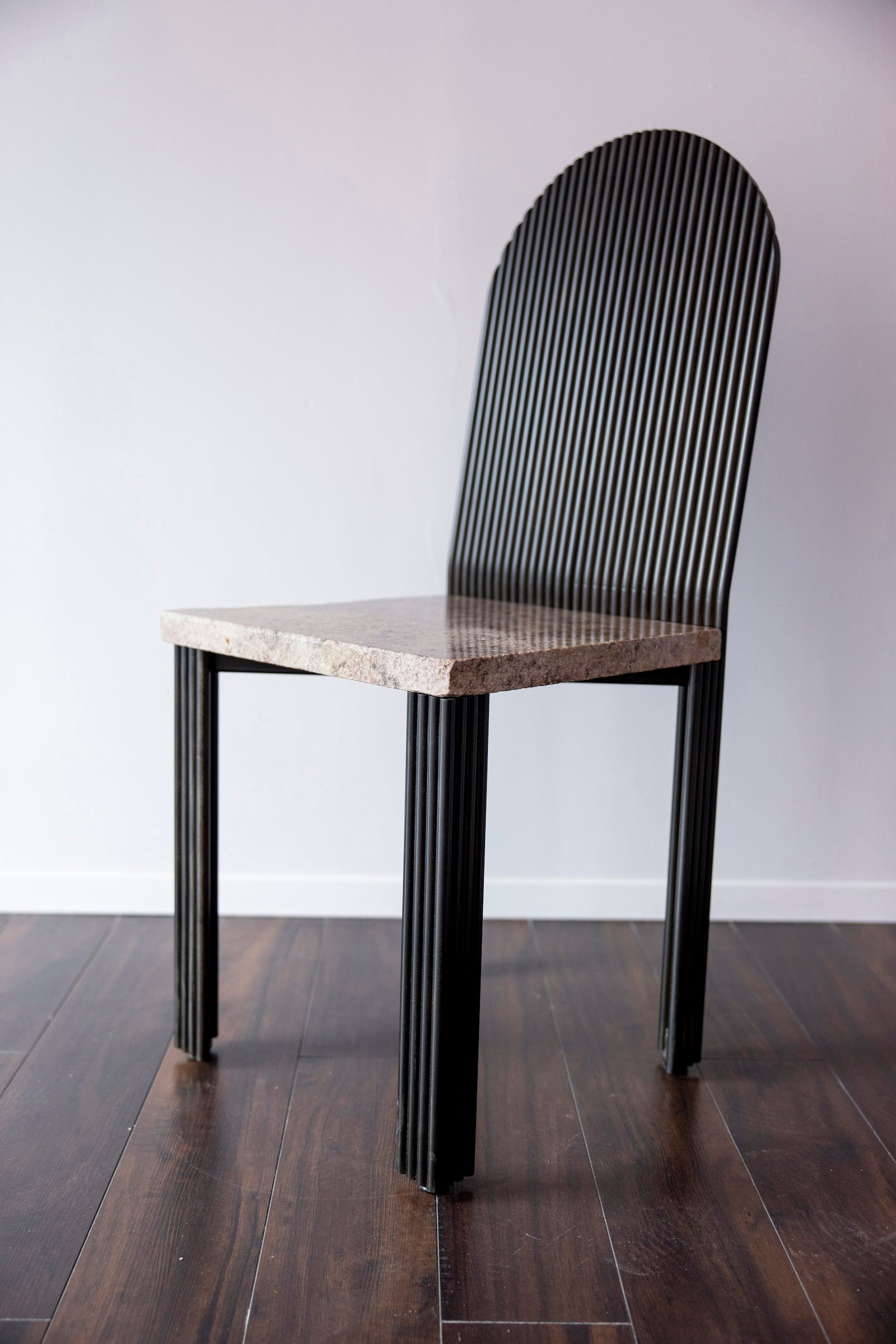 Granite and Steel Collection Chair