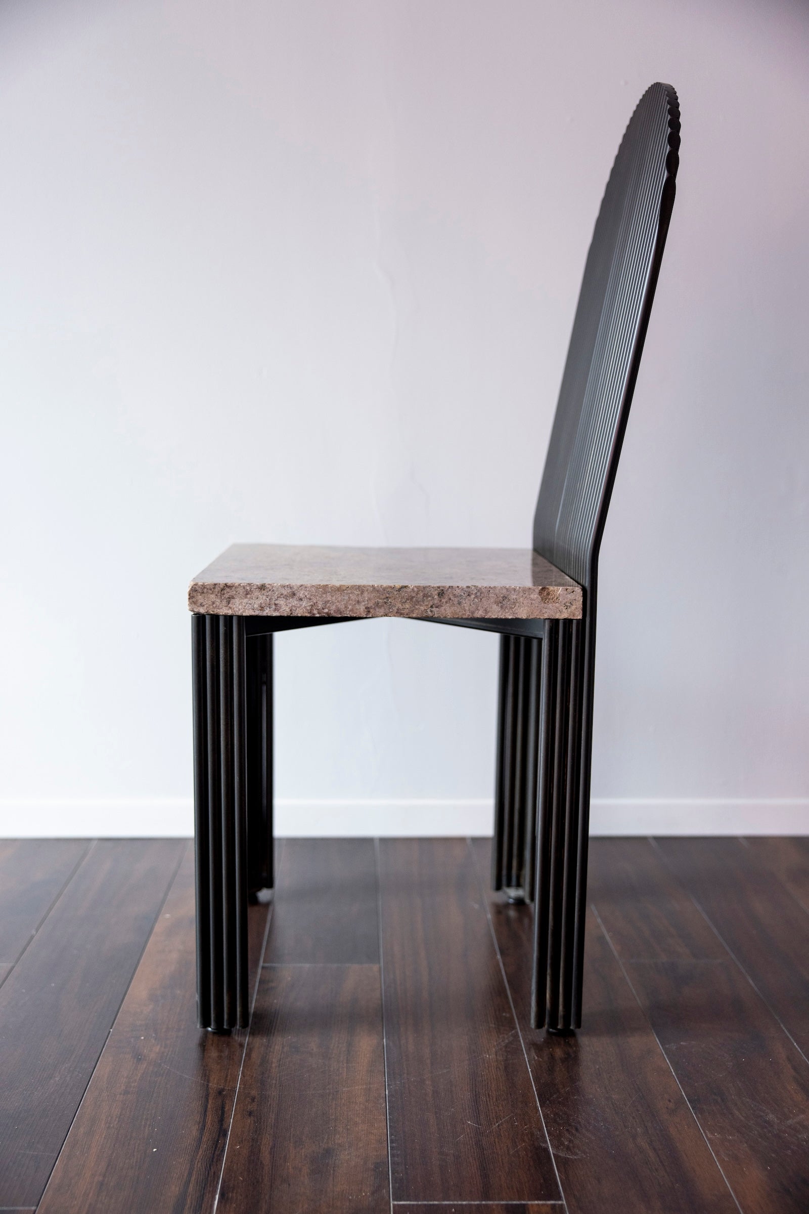 Granite and Steel Collection Chair