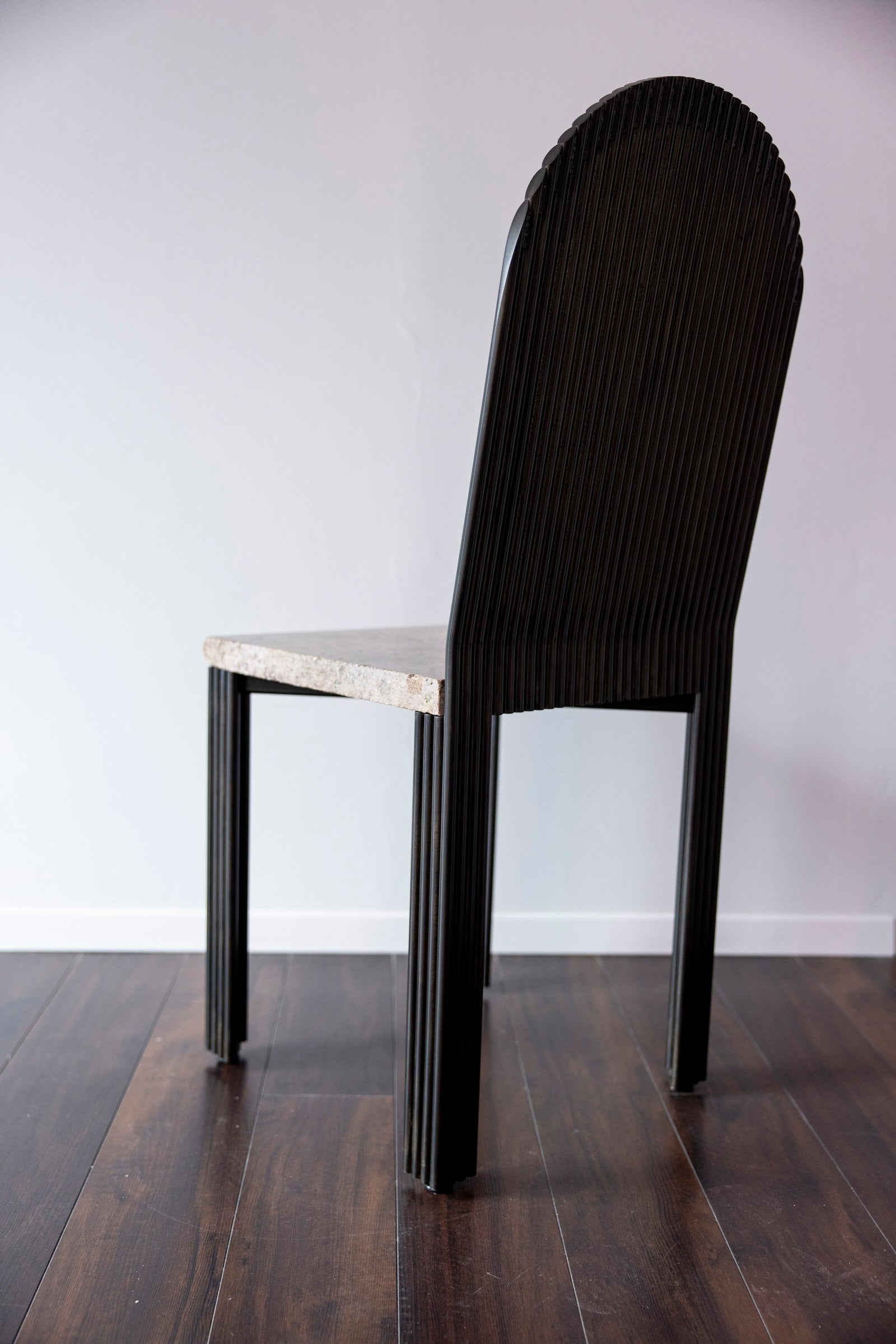 Granite and Steel Collection Chair