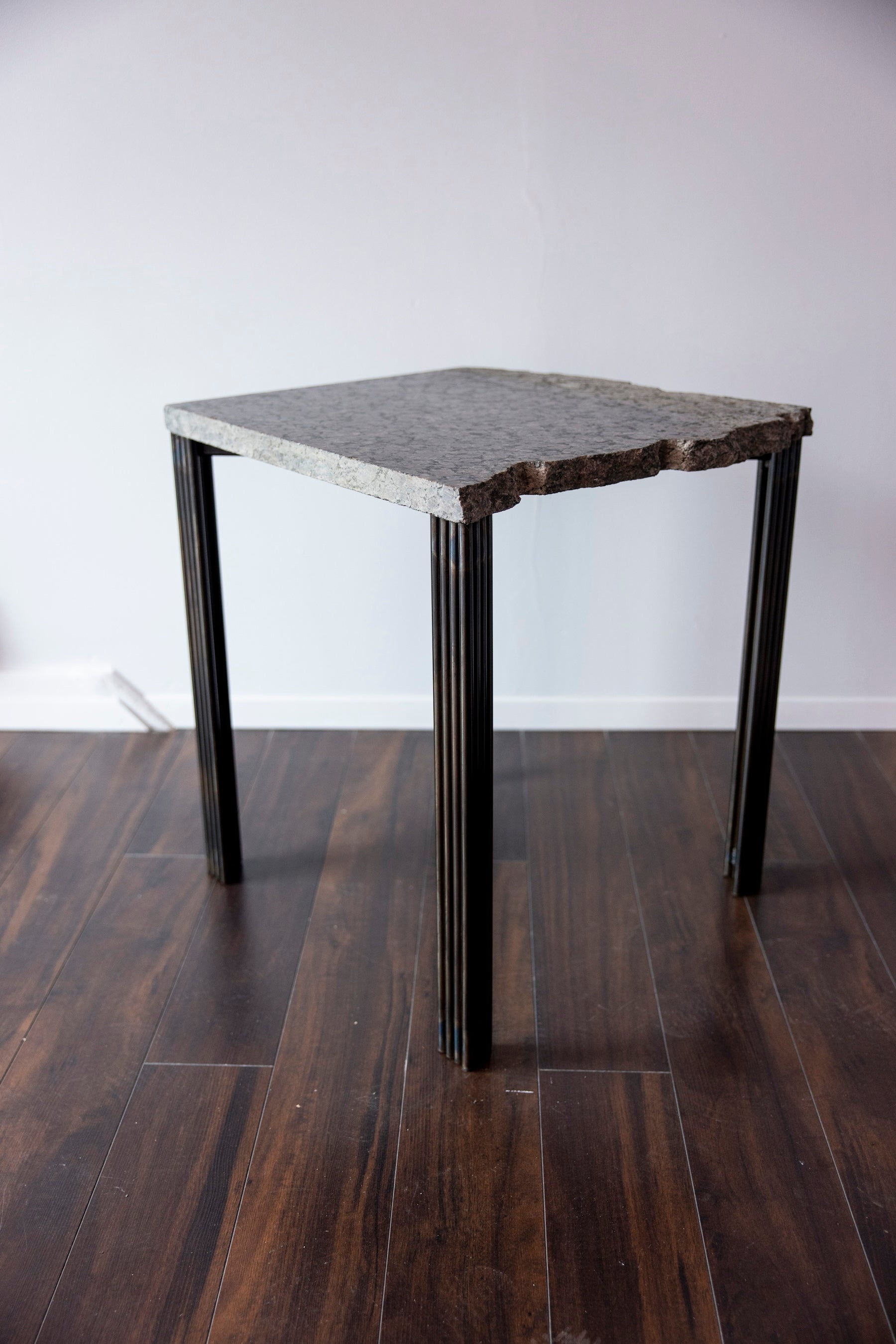 Granite and Steel Collection Tables