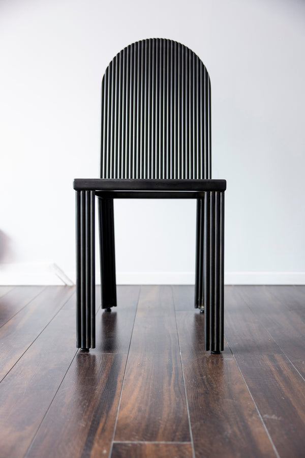 Granite and Steel Collection Chair